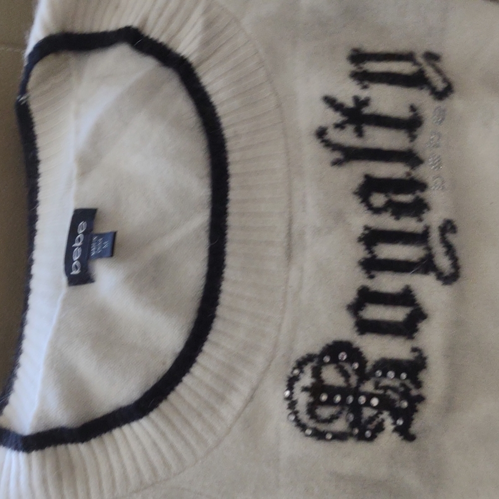 BEBE ROYALTY SWEATER ANGORA